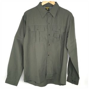 Men’s Long Sleeve Fishing Shirt Size Large